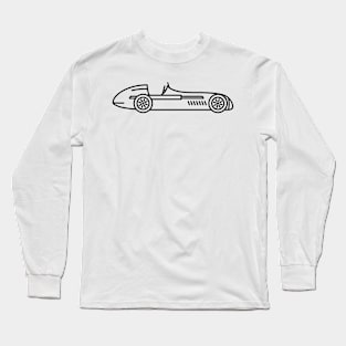 F1 World Champ Car 1951 Alfa 159 Fangio Long Sleeve T-Shirt